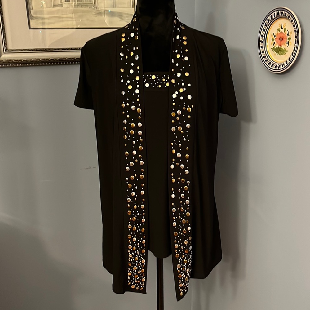 Embellished “Bubbles” Top